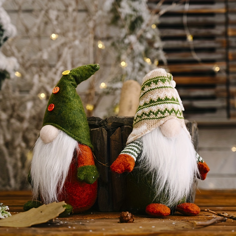 Fête de Noël L'Elfe Grinch Peluche Poupée Arbre de Noël Hanging Diy  Décoration