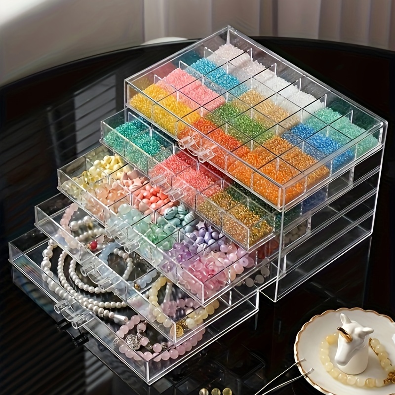 Multi layer Diy Beads Jewelry Storage Display Box Plastic - Temu United  Kingdom