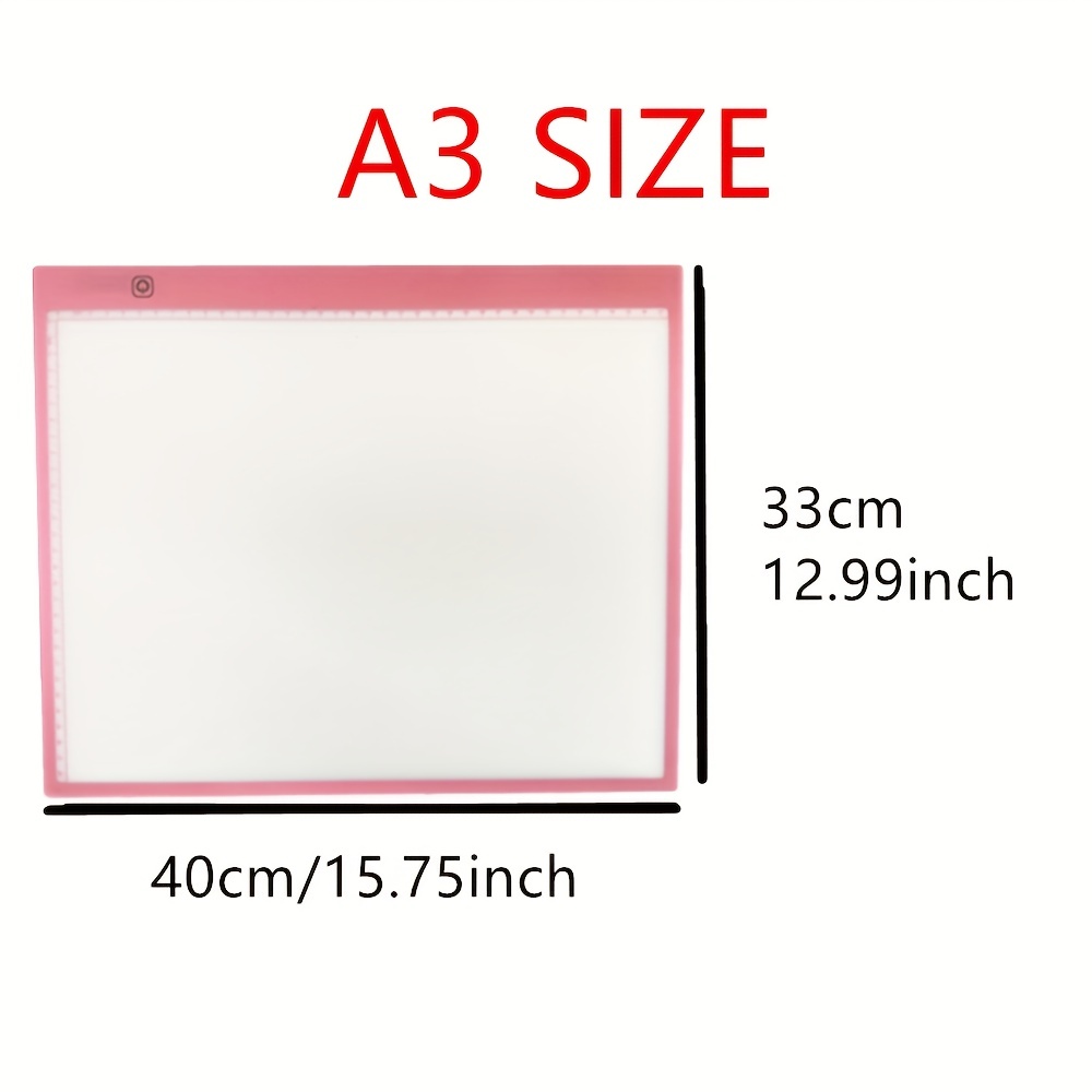 A3 Tracing Light Box Magnetic Portable LED Tracing Light Pad for Painting  Drawing & Art Supplies Ultra-Thin, Adjustable, Scale