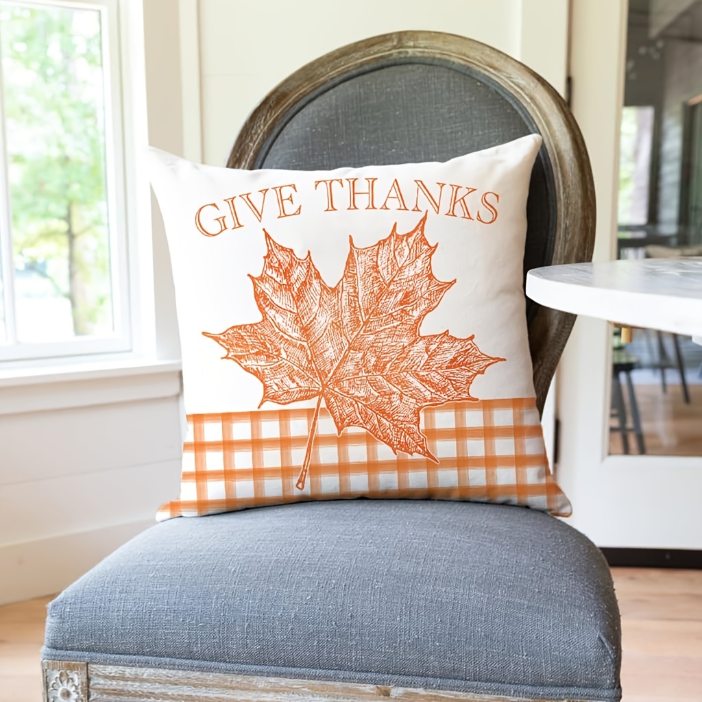 Fall Pillow Covers Hello Pumpkin Leaves Fall Decor Outdoor Fall Pillows  Decorative Throw Pillows Cases Farmhouse Autumn Thanksgiving Decorations Cushion  Covers Couch Sofa (cushion Is Not Included) - Temu