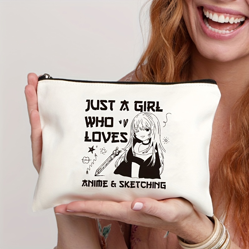 Anime Makeup Bag Anime Gifts Teen Girls Anime Lover Gift - Temu