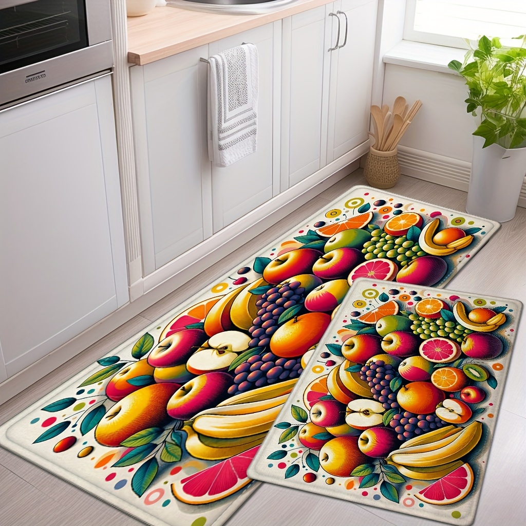 Inexpensive Excellence Alfombra De Cocina De Frutas - Temu, alfombra para  la cocina 