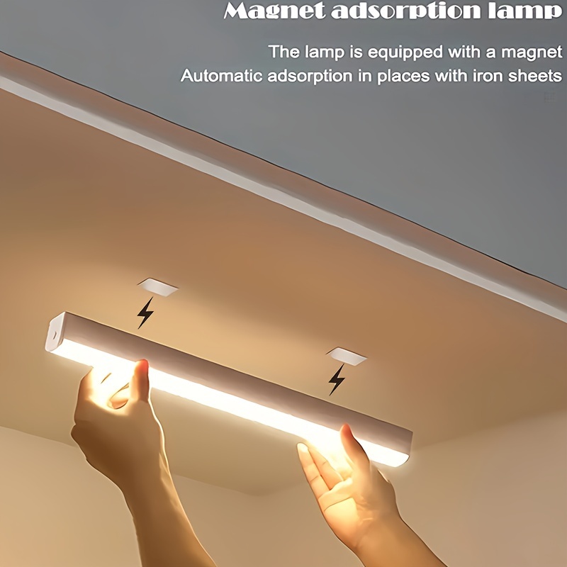 1pc Luz Led Gabinete Sensor Movimiento Luz Gabinete - Temu