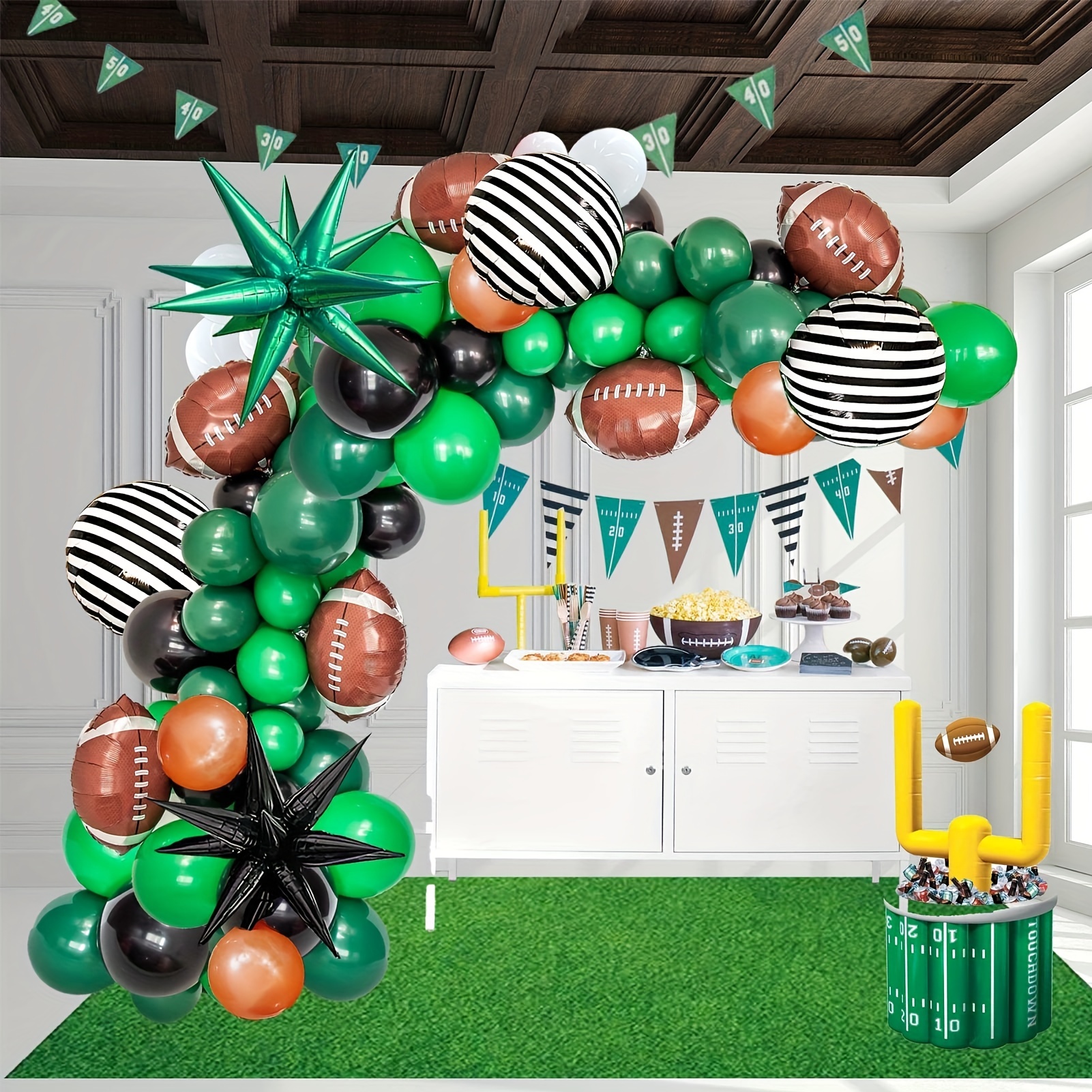 Ensemble de décorations d'anniversaire pour enfants, Minnie Thème Ballons  Fournitures de fête Affiches Grand minnie Foil Ballon en latex Ballon  adapté à la décoration de fête, Chr