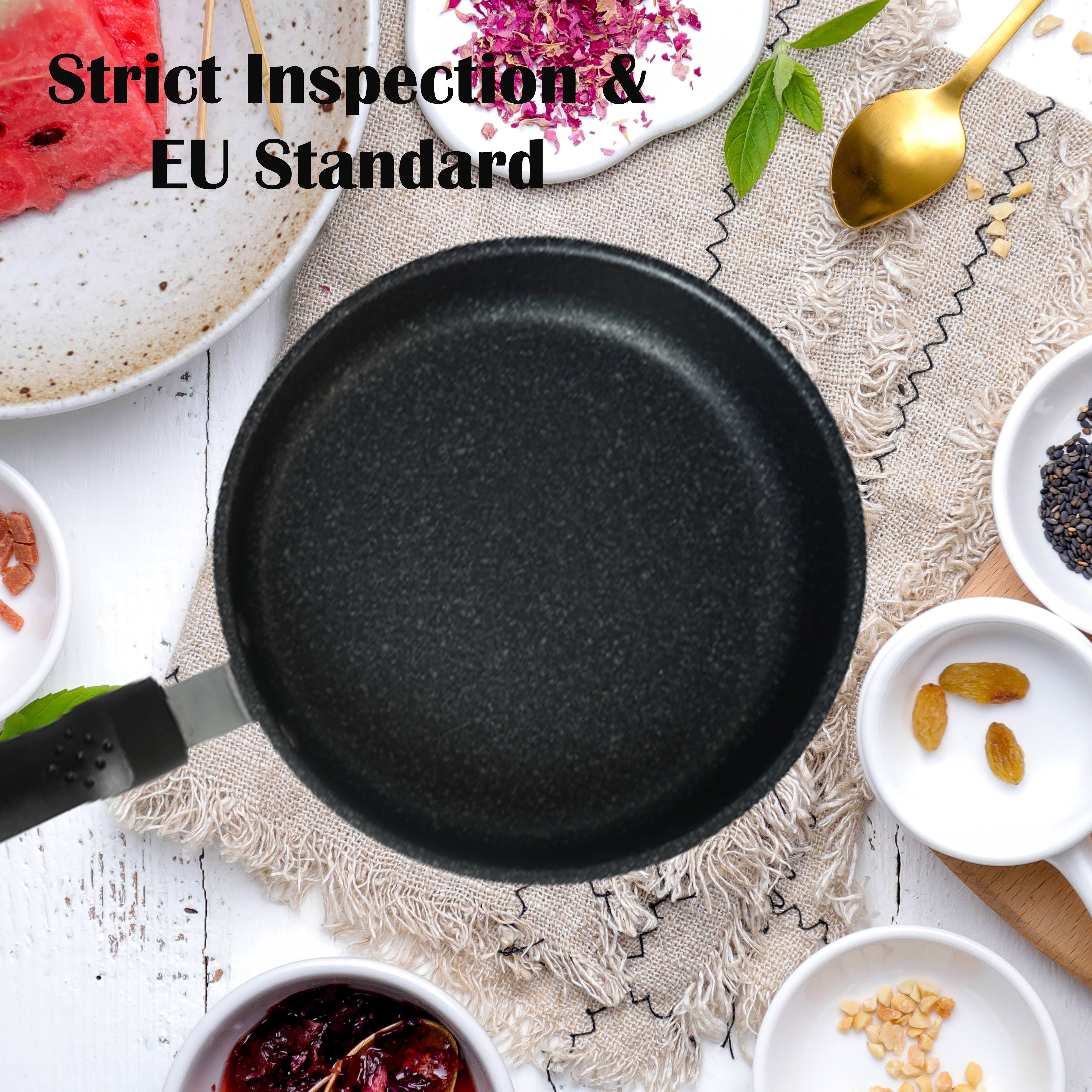 Non-stick Frying Pans - Nonstick Frying Pan Set Egg Omelette Pans for  Cooking Set, Healthy Granite Skillet Set Kitchen Induction Cookware Chef's  Pan