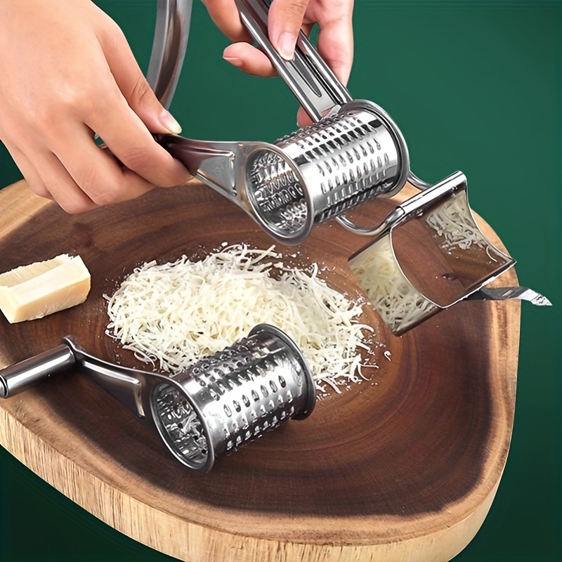 Hand-cranked Cheese Grater With Handle, Manual Cheese Grater