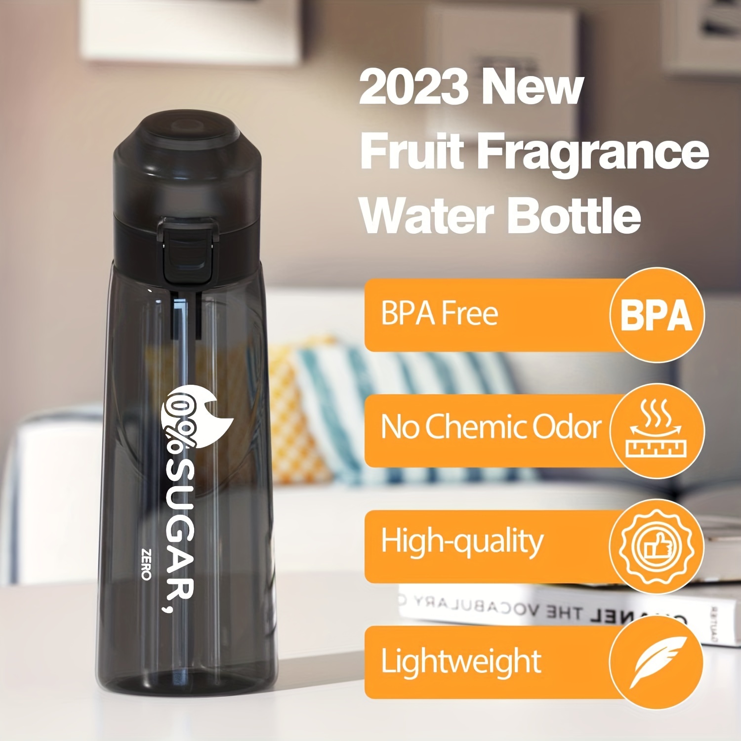 H2o Portable Water Bottle 300ml Plastic Cheap Travel Creative