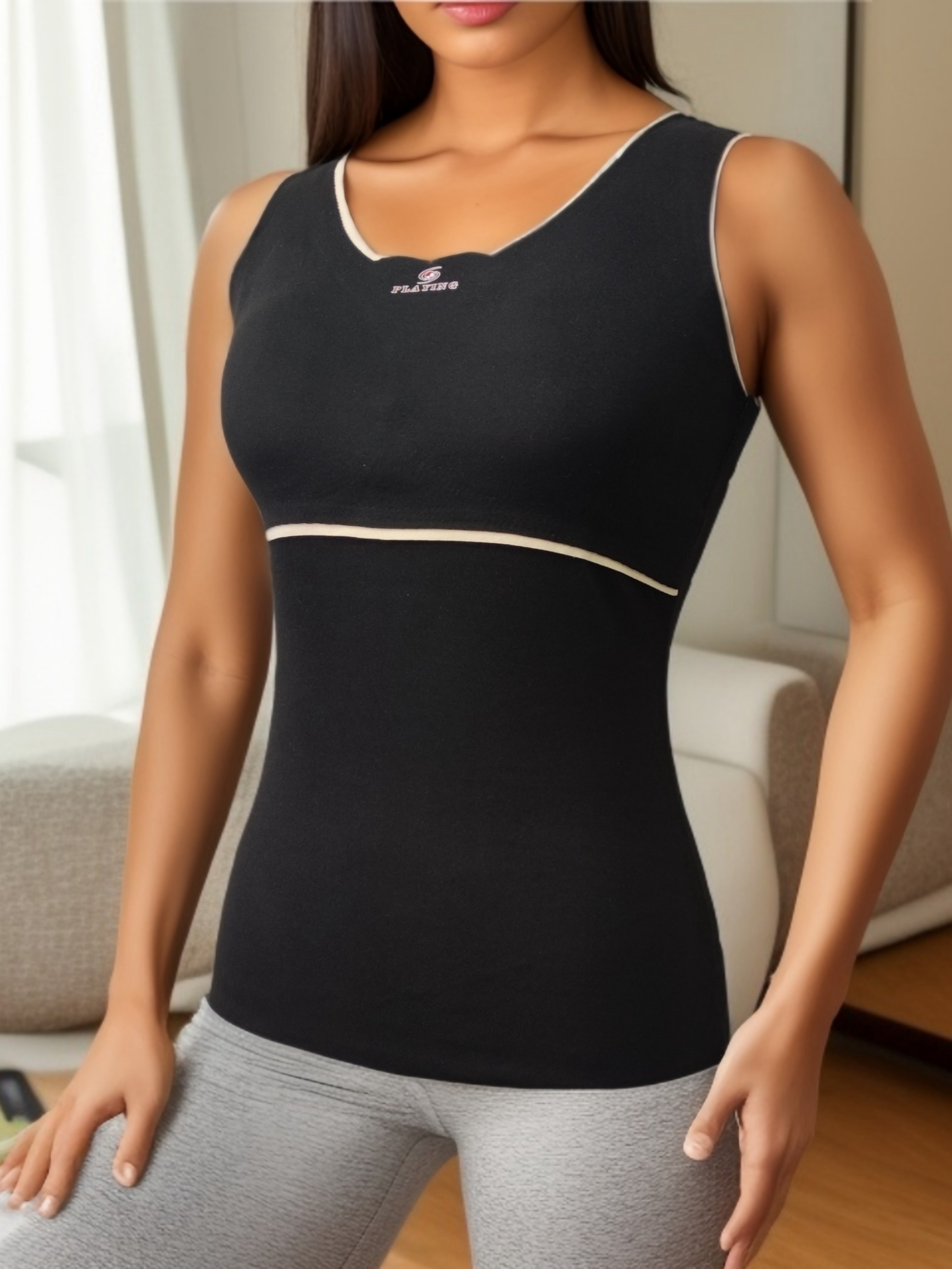 Seamless Thermal Underwear Soft Comfortable Sleeveless Slim - Temu