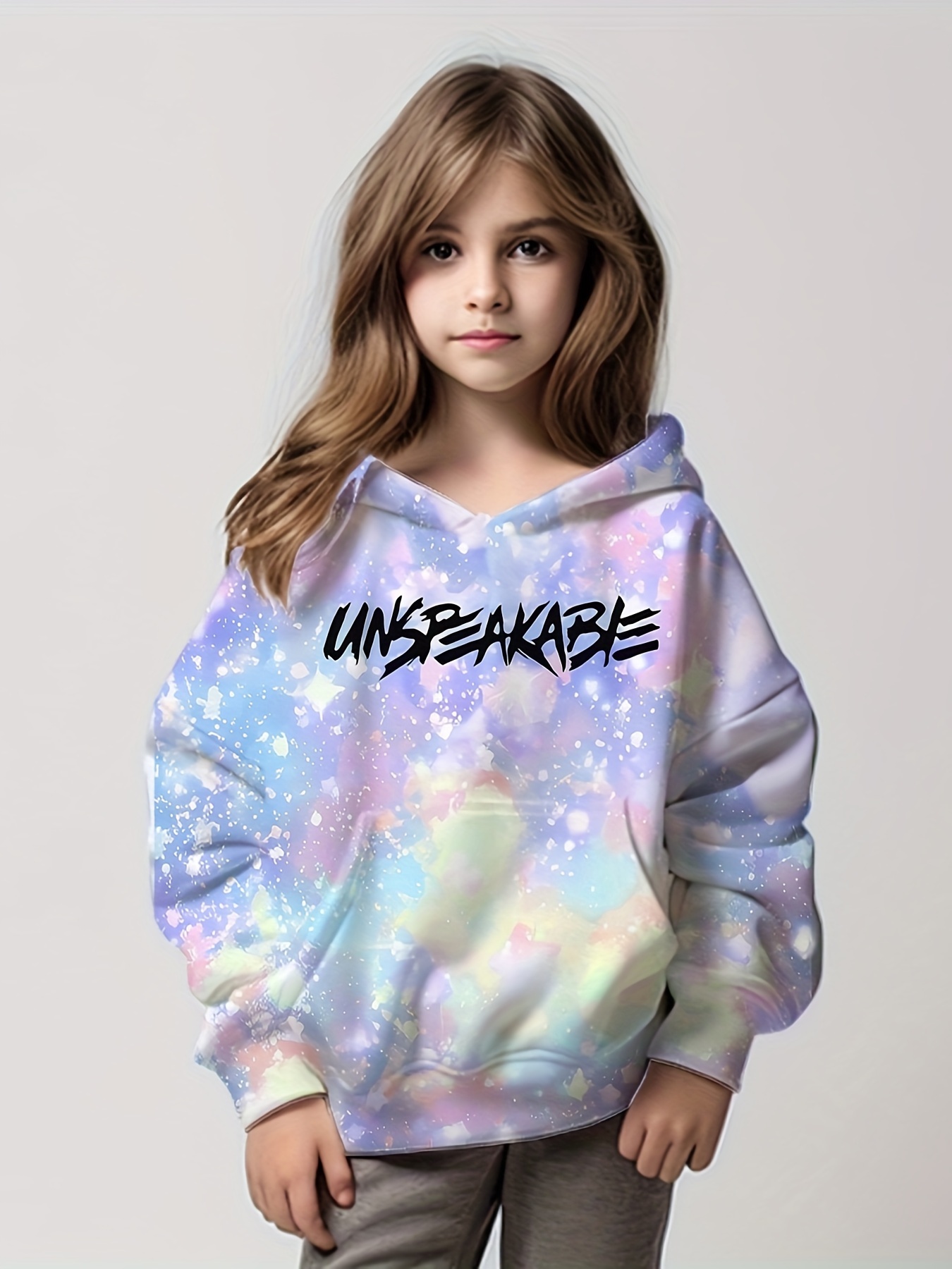 Girls tie deals dye hoodie