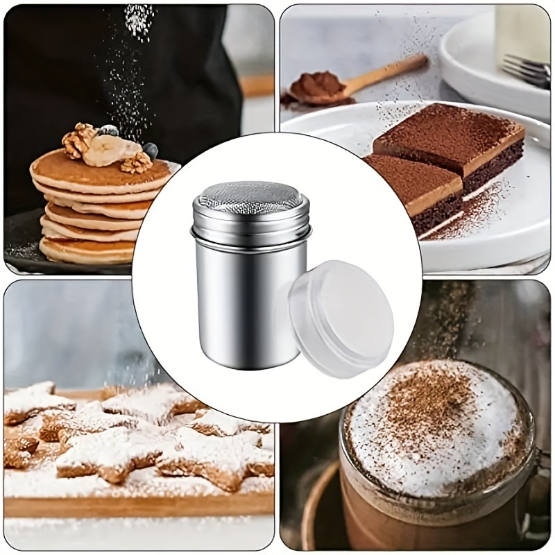 Stainless Steel Fine Mesh Powder Sugar Shaker Duster
