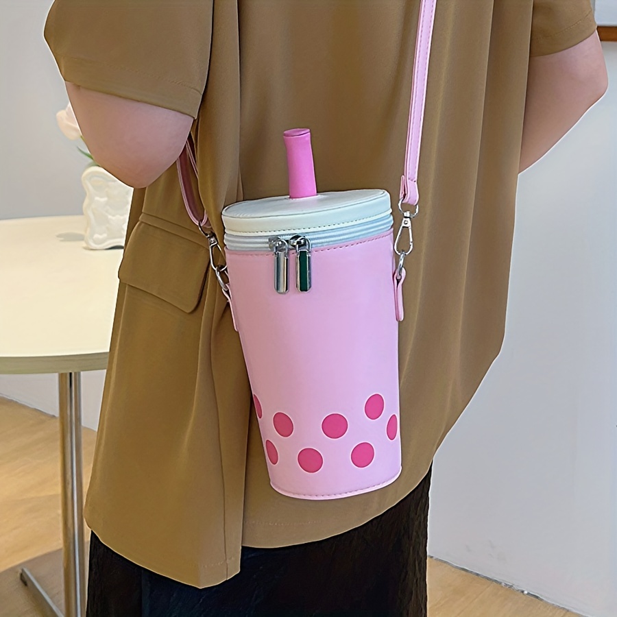 Zooeybear Cute Boba Milk Tea Shoulder/Crossbody Bag