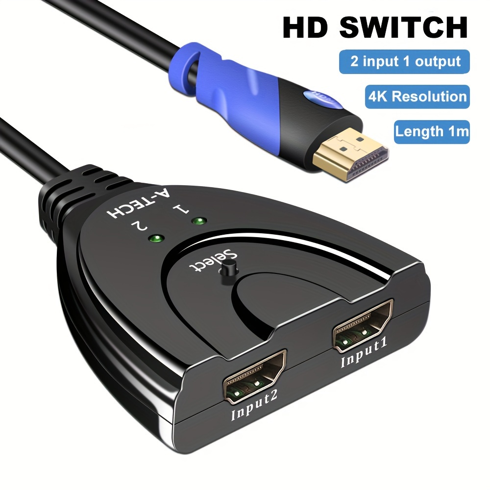 Sélecteur HDMI 3 ports, sélecteur de commutation automatique