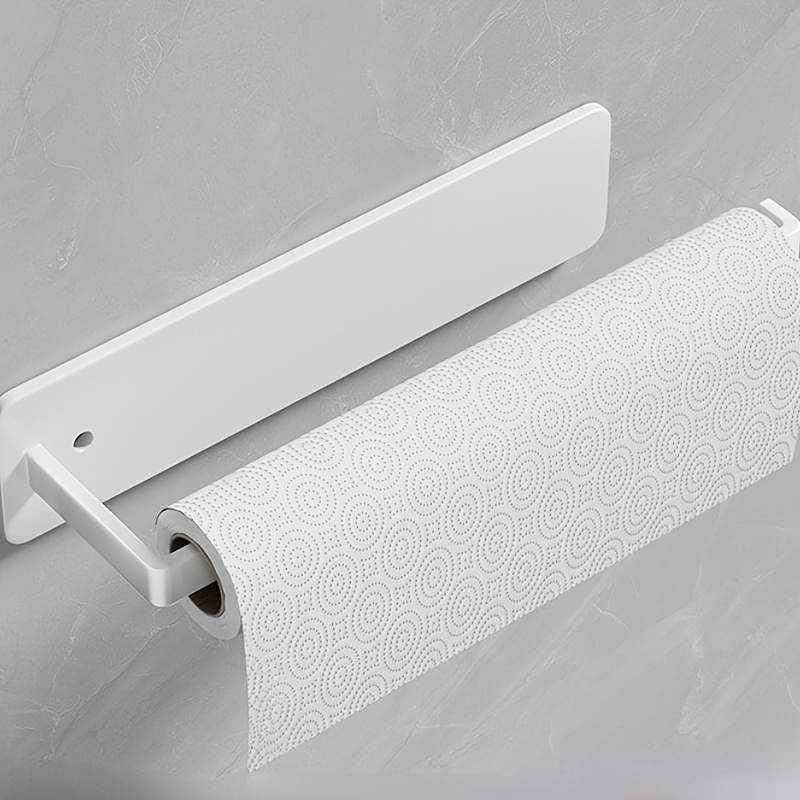Perforated/Adhesive Paper Towel Holder Under Cabinet Wall Mount