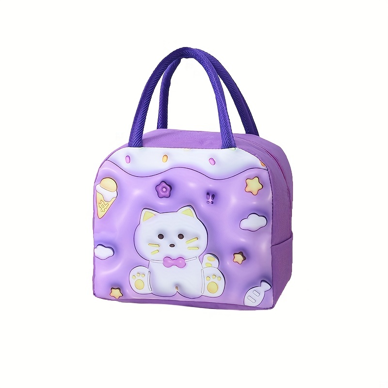 Animal Cartoon Insulated Lunch Bag - School & Work Essen