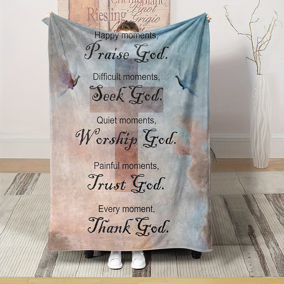 Christian Gifts for Women, Bible Verse Blanket Religious Gift