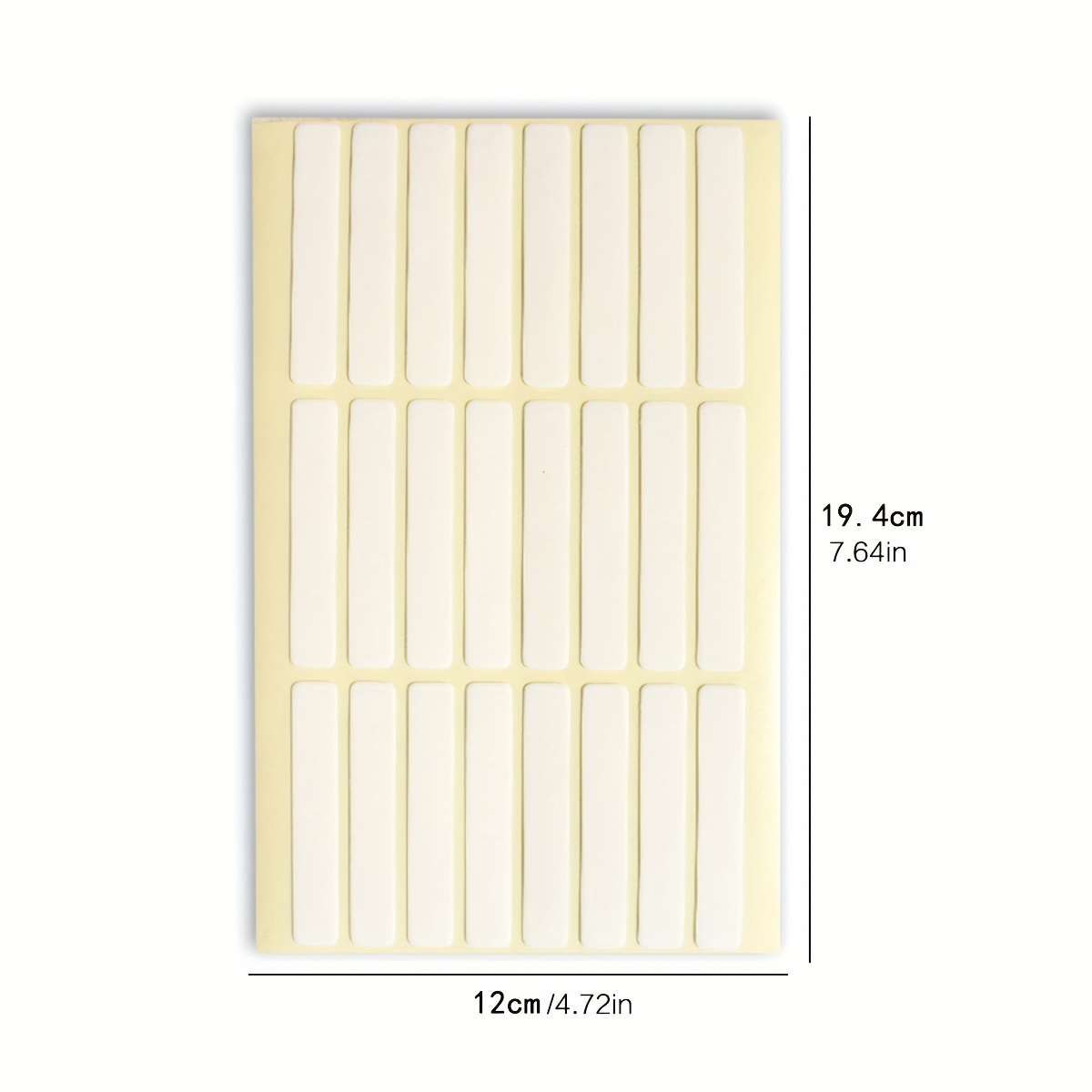 Double Sided Adhesive Nail Stickers Tape - 24 Stickers Set