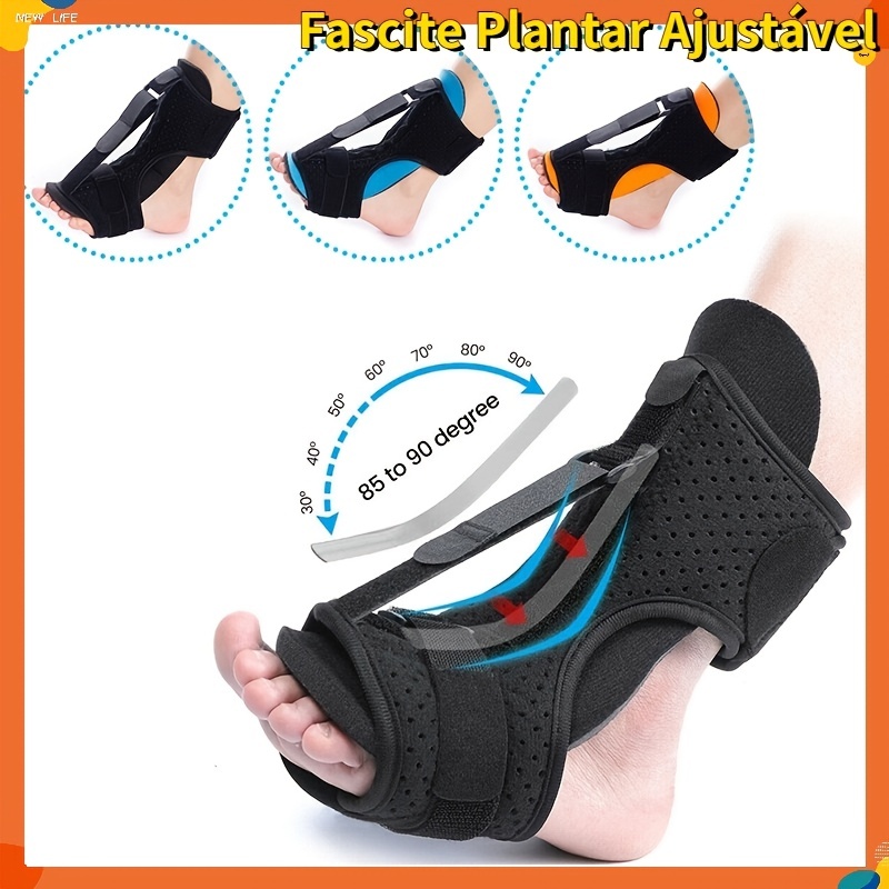 Plantar Fasciitis Night Splint Adjustable Foot Drop Orthosis - Temu ...