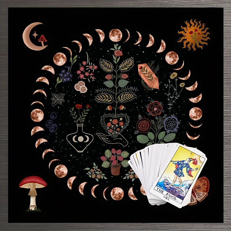 Tarot Card Tablecloth Spread Tarot Reading Cloth Love - Temu