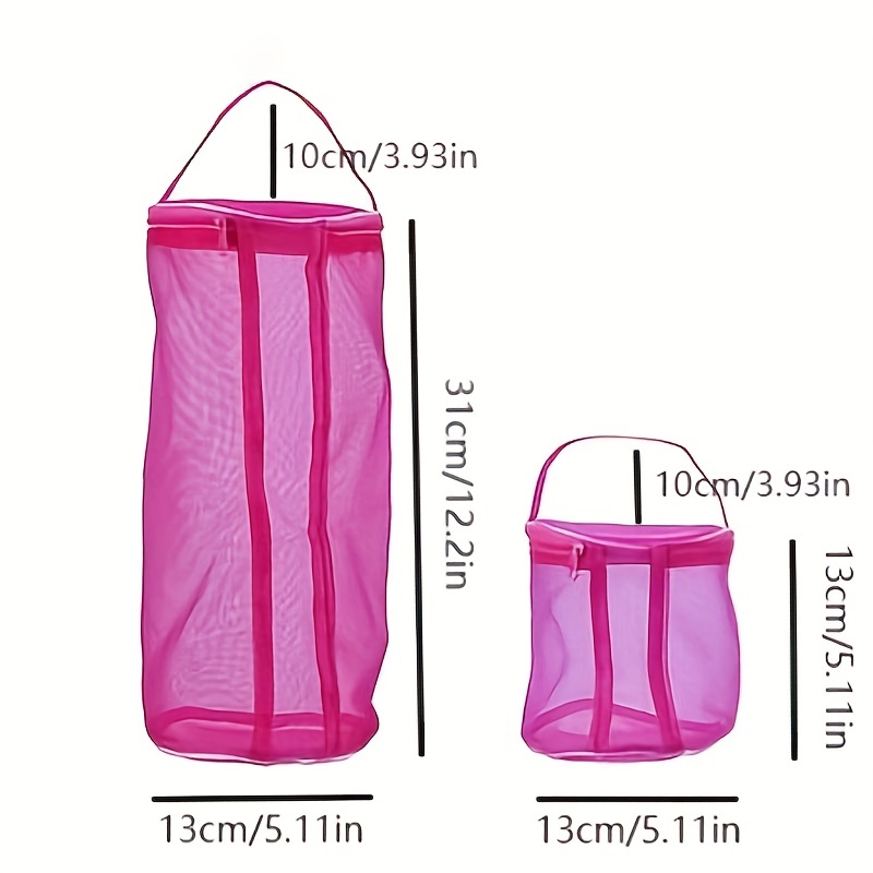 Yarn Storage Bag Wool Fabric Storage Bag With 4 Wire Hole - Temu