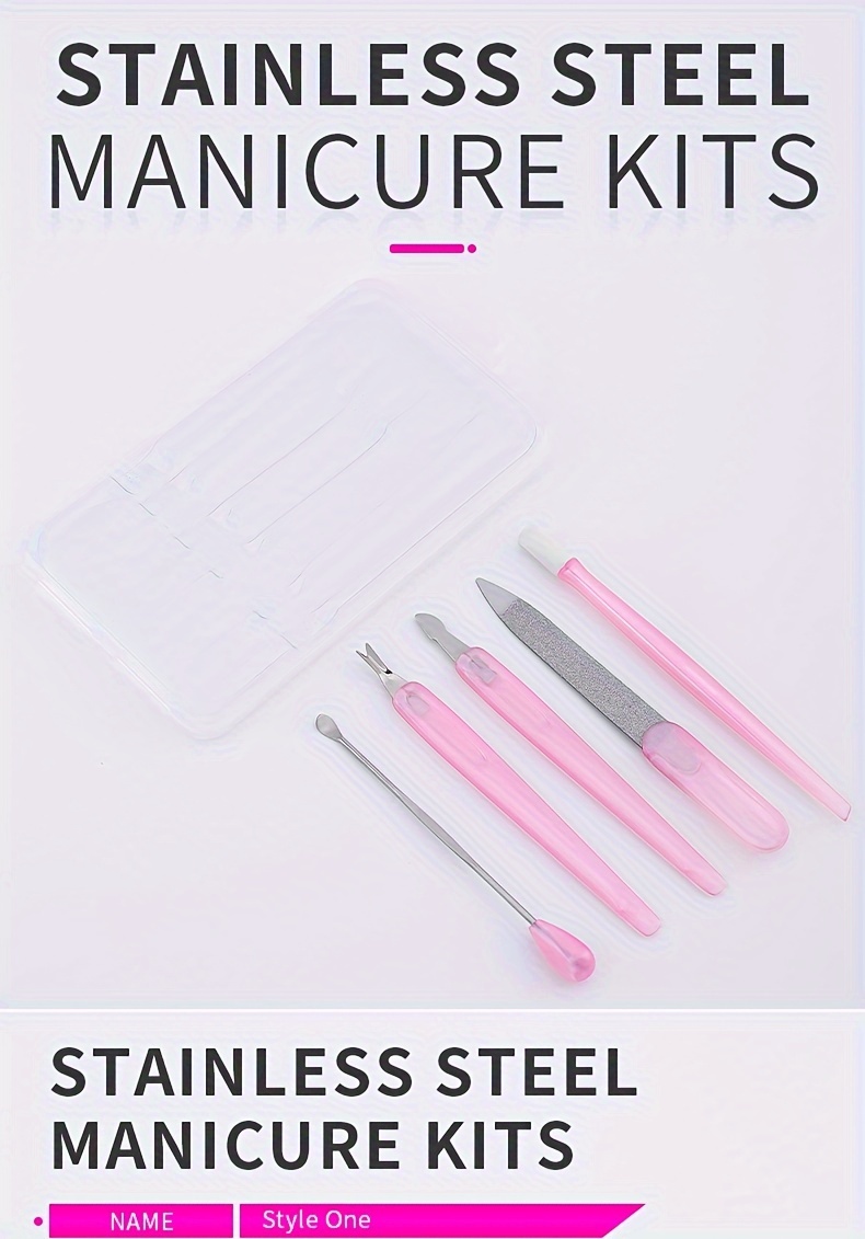 Pinkiou Nail Art Brushes Kit Pen Designer Stamp Tools for Nails  Decorations, Pink - Walmart.com | Nail art dotting tool, Acrylic nail  supplies, Pink nail art designs