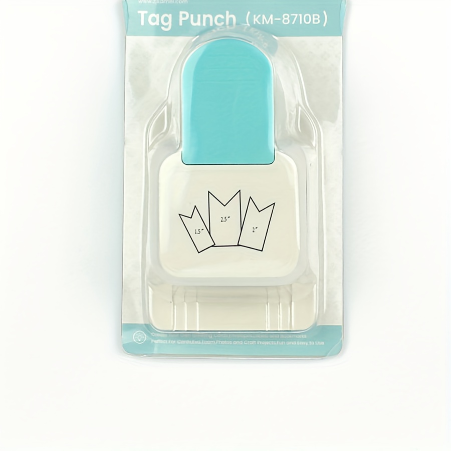 Paper Craft Tag Punch/ 1.5 2 2.5 Tag Shape /lever Action Craft Puncher for  Paper Crafting Scrapbooking Cards Arts tag for DIY Projects 