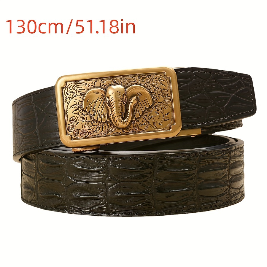 Gents Ratchet Belt Calf Leather