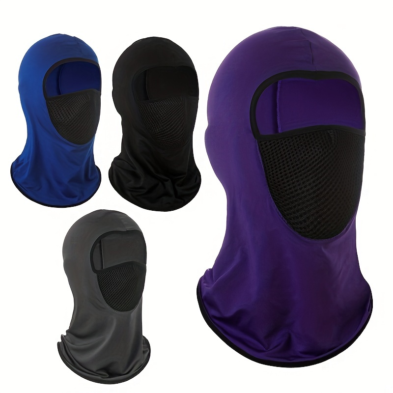 Acheter Masque facial cagoule, cache-cou rafraîchissant d'été, protection  UV, écharpe de ski de moto pour hommes/femmes