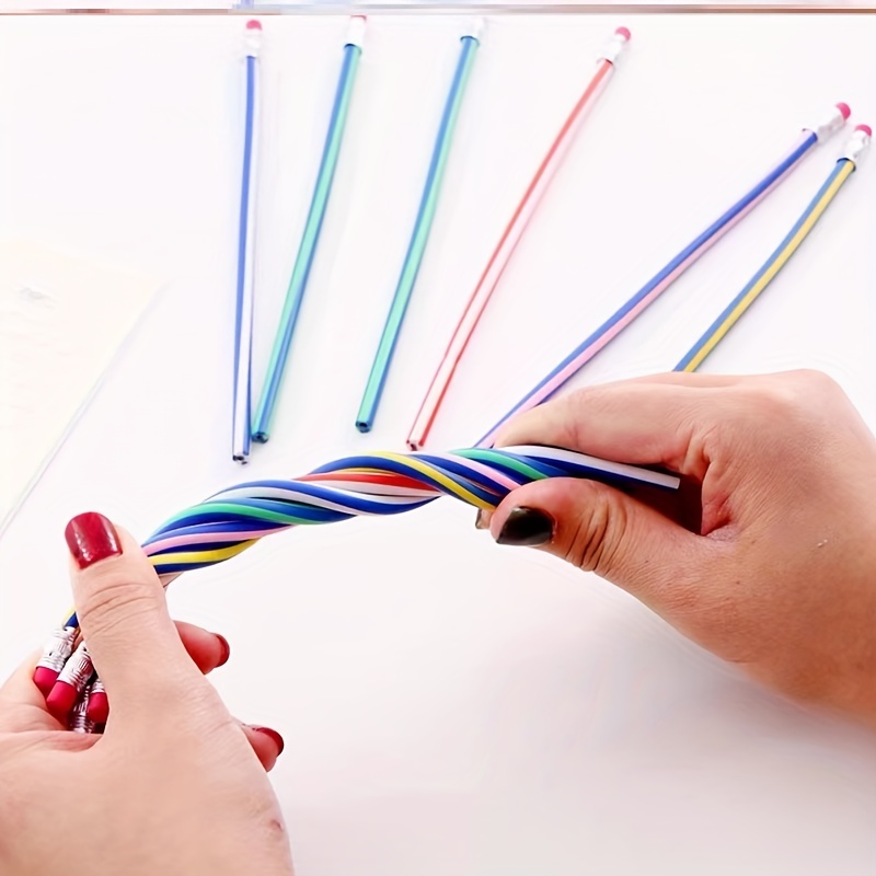 Crayon Flexible,Crayon Flexible Enfant,Crayons Pliable,Flexible Bendy  Pencils,Crayon Souple Flexible,Crayon De Papier Flexible,Crayons Pliables  Colorés Doux Et Amusants,Crayons Bendable : : Fournitures de bureau