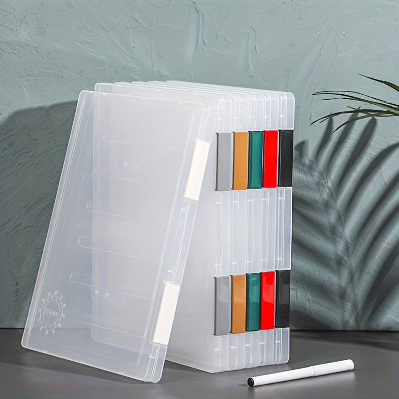 Transparent Storage Box Clear Plastic Document Paper Filling Case