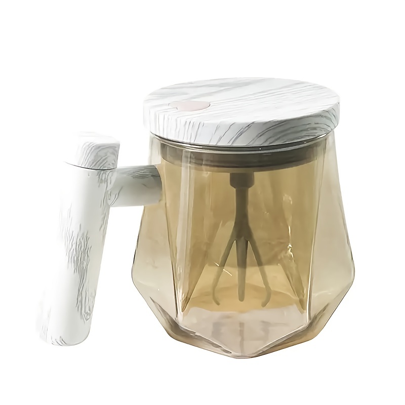 Portable Electric Mixer Coffee Pot Full Automatic Mixer Cup Portable  Electric Mixer Coffee Cup Office Glass Liner Mug - Temu