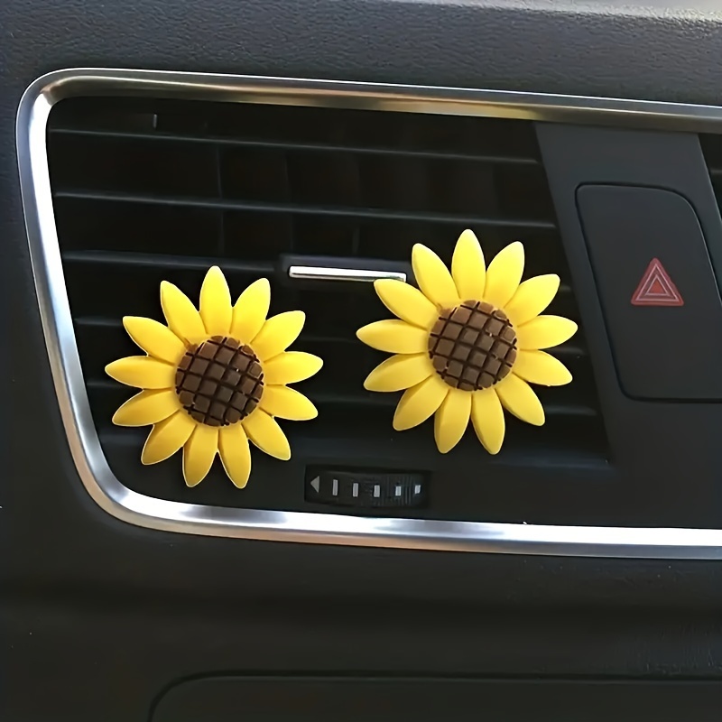Auto Kopfstützenbezüge,Sonnenblume häkeln Kopfstützenbezüge