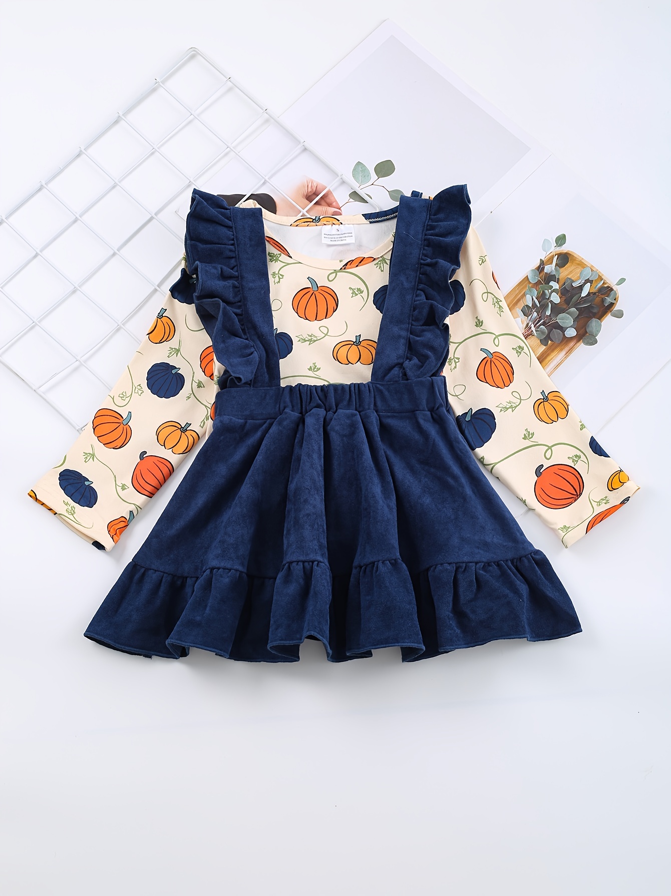 Vestido para niñas pequeñas, conjunto de ropa para niños, camiseta informal  de verano para niño niña + falda, traje de 2 uds, ropa para niños de 2 a