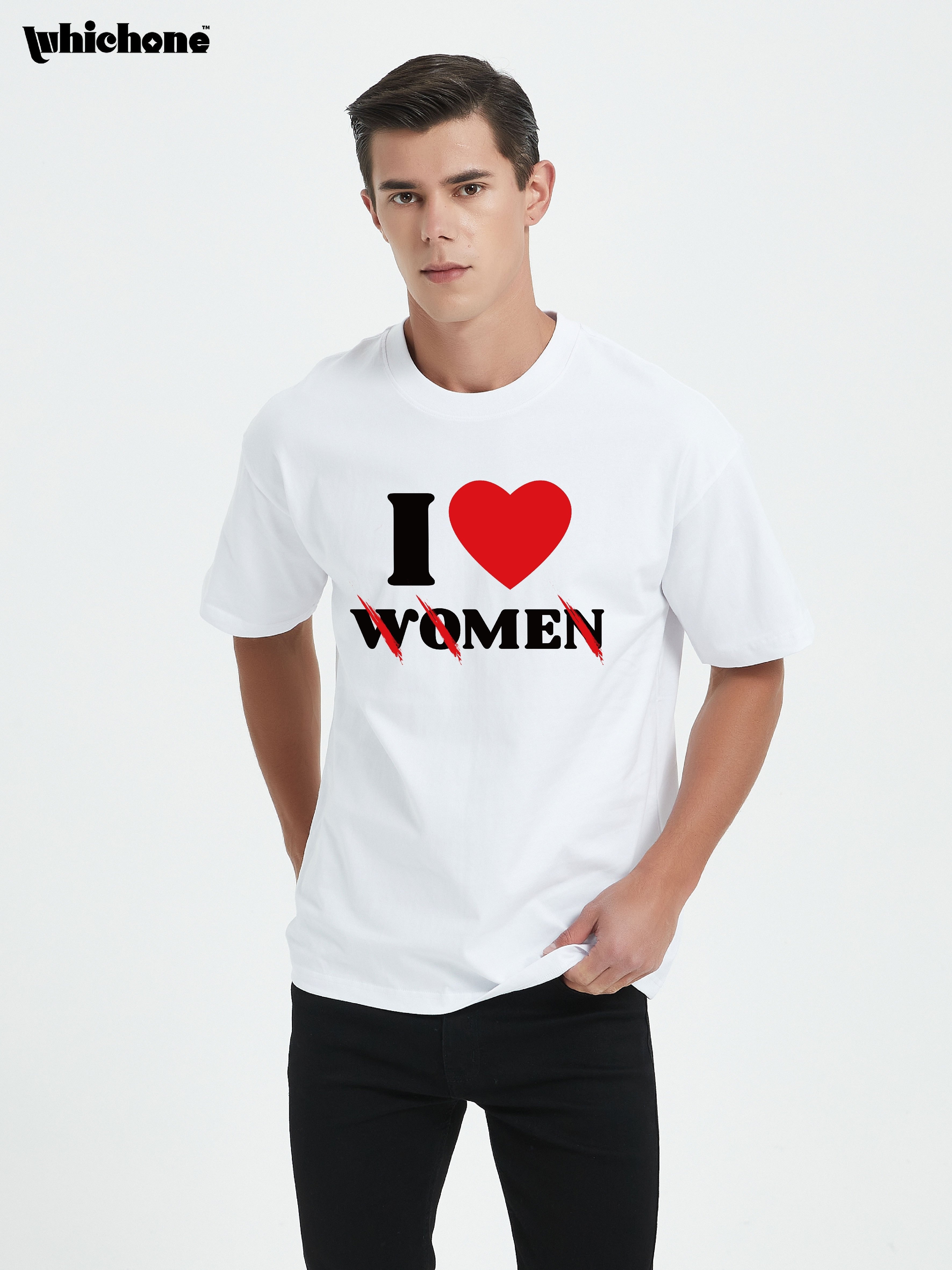 Camiseta Algodón Estampados Hombres Manga Corta Cuello - Temu Chile