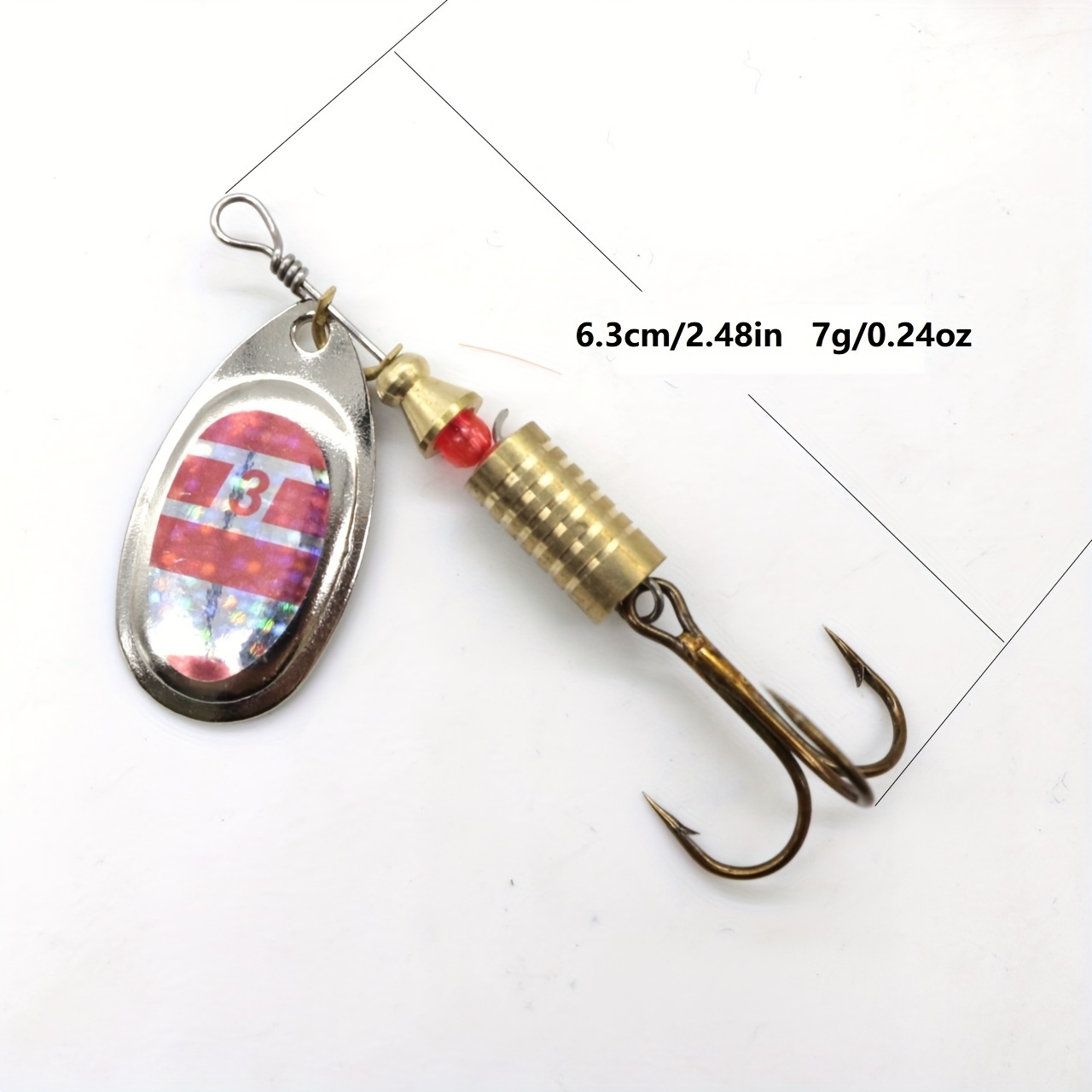 Bionic Bait Fishing Tackle: 3g Metal Spinning Sequins - Temu