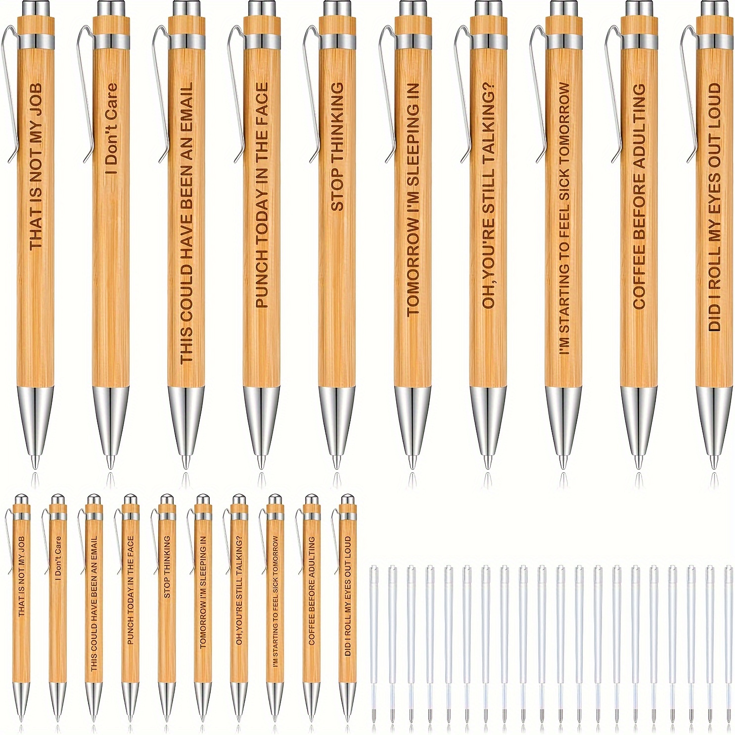  20 Pcs Christian Engraved Gift Pens Funny Pen Bible