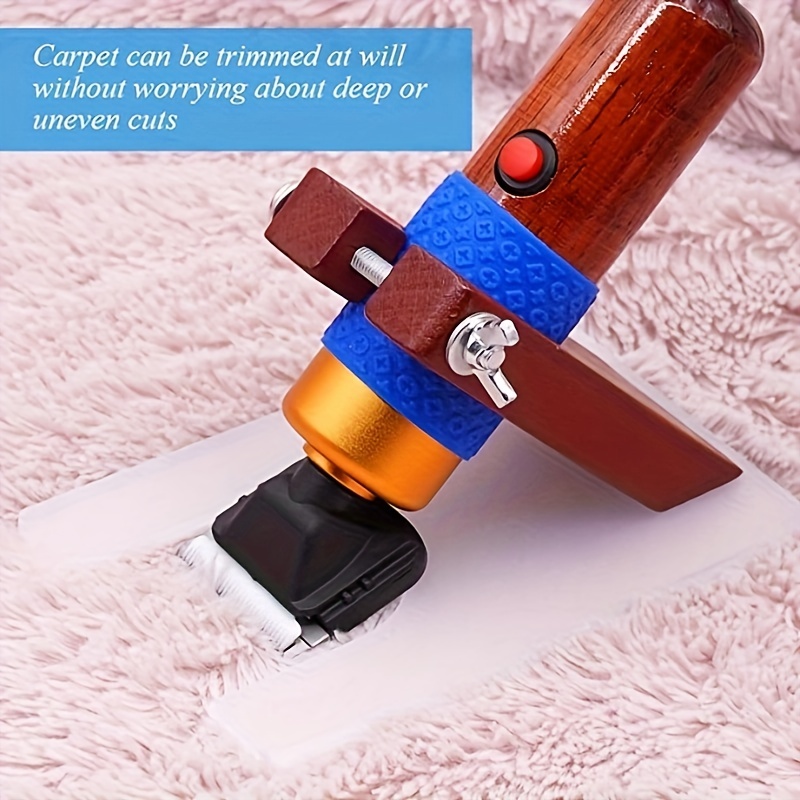 Wood Shearing Guide for Rug Trimmer Tool Carpet Trimmer Bracket Stand Suitable for Carpet Trimmer Rug Shaver Tufting Only, Excluding Carpet Trimmer by