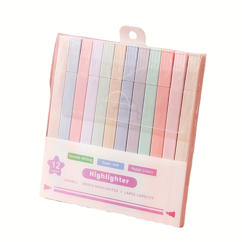Aesthetic Highlighters Bible Highlighters And Pens No Bleed With Chisel Tip  Pastel Markers Multicolor Aesthetic Pensstationary - Temu