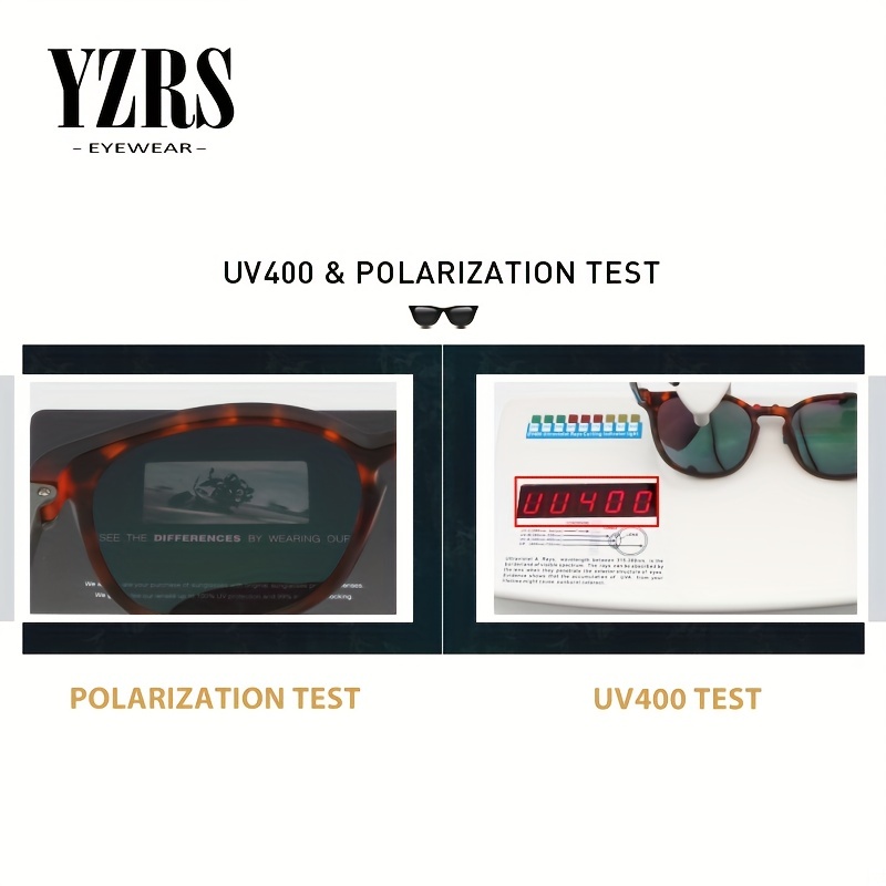 Polarized Round Frame Sunglasses UV Protection