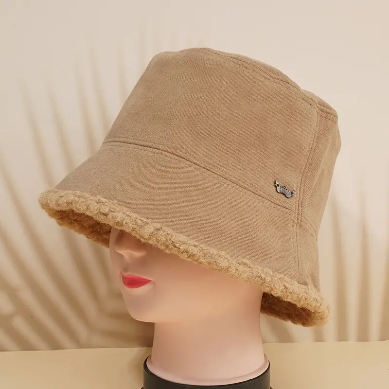 Vintage Bucket Hat for Women Fall Winter Brim Hat Elegant Fashion Bucket Hats, Sun Hat for Ladies Basin Hats New Year Presents Valentine's Gift for