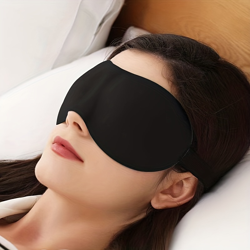 Sleeping Eye mask for Sleep Men & Women,Black Silk Eye Cover Sleep