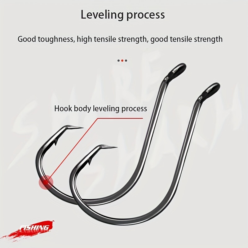 10x Small Fishing Hooks, Super Strong Fishhooks, Best Fishing Accessories  for Freshwater/Seawater - 12, 21mm 24mm 26mm 