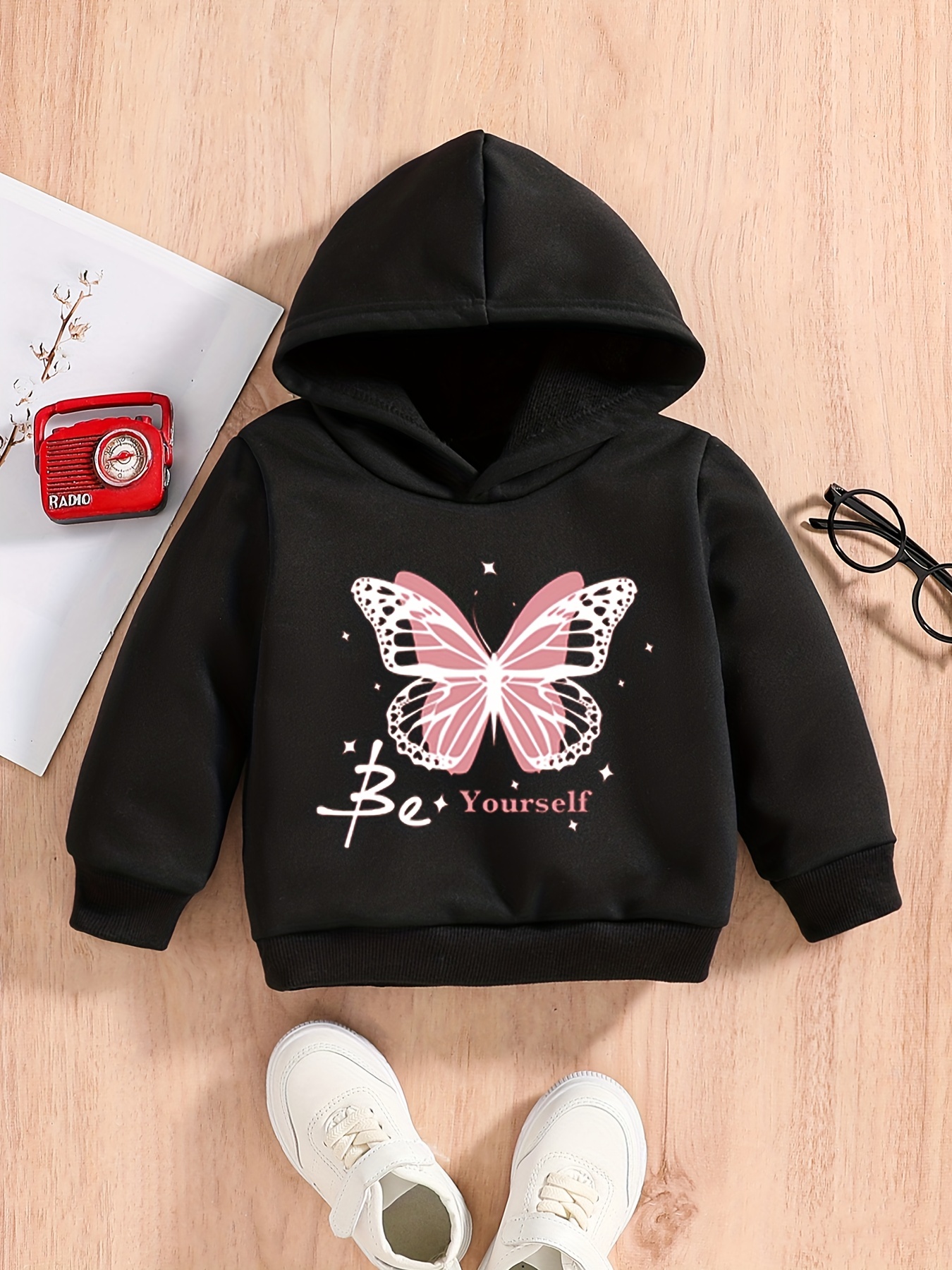 Be yourself hoodie online butterfly