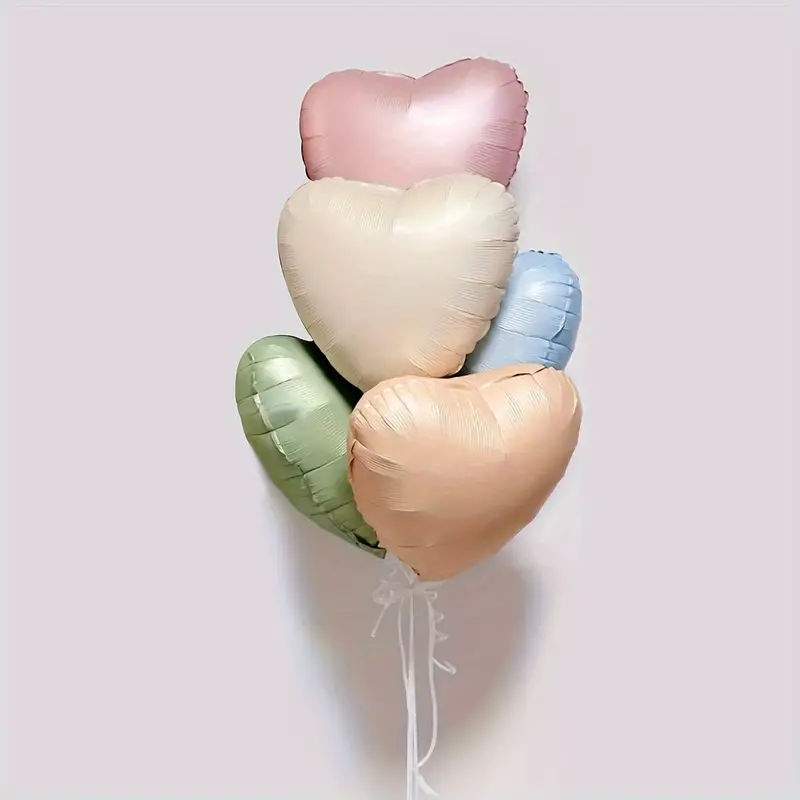 Heart shaped Foil Balloons Valentine's Day Decor Birthday - Temu Canada