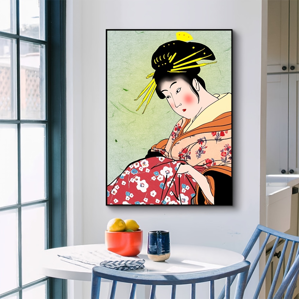 1 pc Peinture d'art mural de style japonais décoration - Temu France