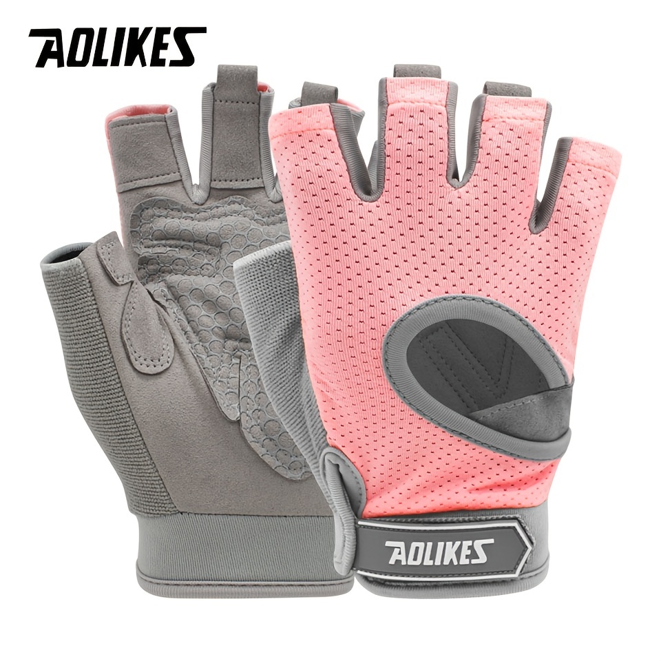 1Pair Breathable Workout Gloves for Women/Men,No More Sweaty