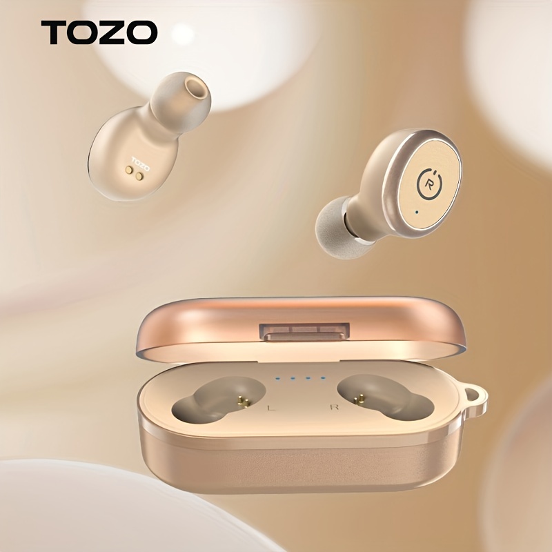 TOZO T10 Wireless Earbuds with Bluetooth 5.3 Earphones , IPX8 Waterproof  Stereo Headphones With in Ear Built in Mic Headset
