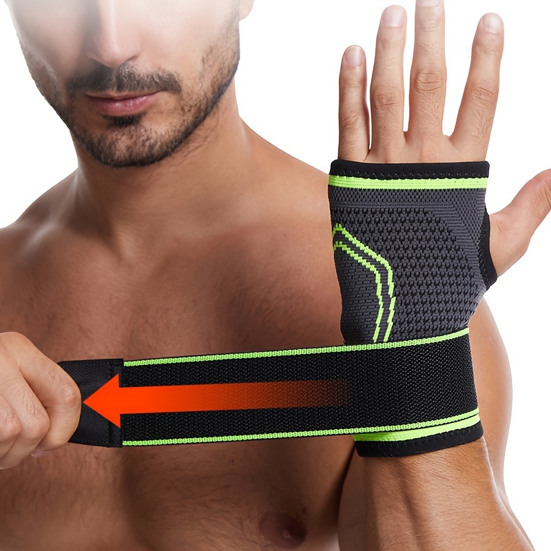 Adjustable Wrist Support Brace Yoga Fitness Running Sports - Temu