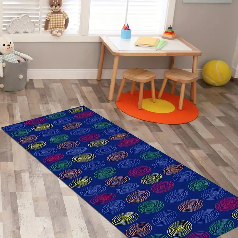 Educational Rugs Colorful Circles