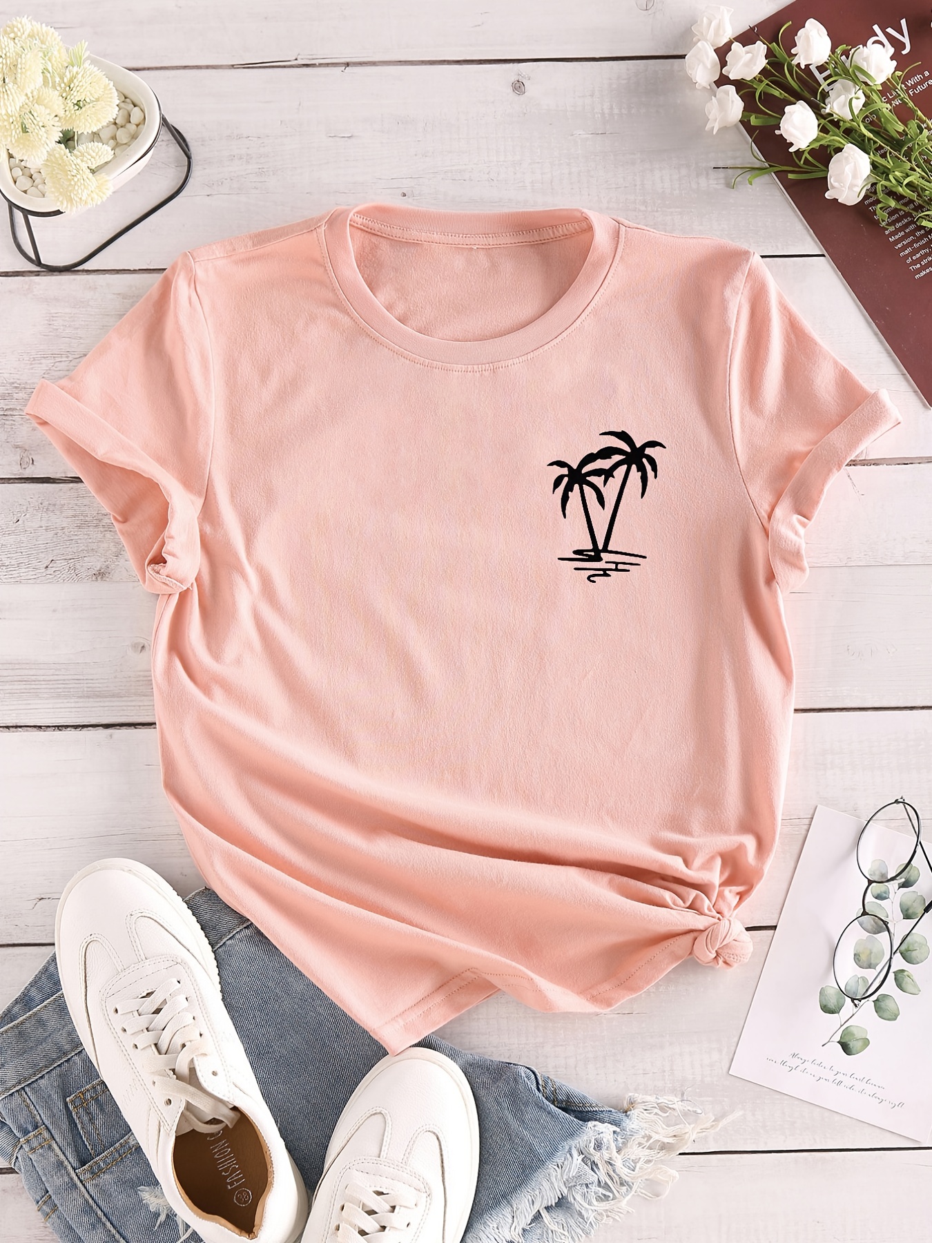  Women Summer Loose Tops Casual Vintage Graphic Cute Tees  Mother's Day Short Sleeves Round-Neck Tunic Tie-Dye T-Shirt : Sports &  Outdoors