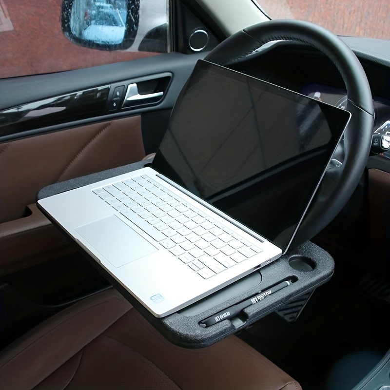 2-in-1-Auto-Lenkrad-Schreibtisch, Laptop, Auto-Lenkradablage mit  Stifthalter, hochauflösendes Foto CLIPARTO Auto-Tablett mit Getränkehalter